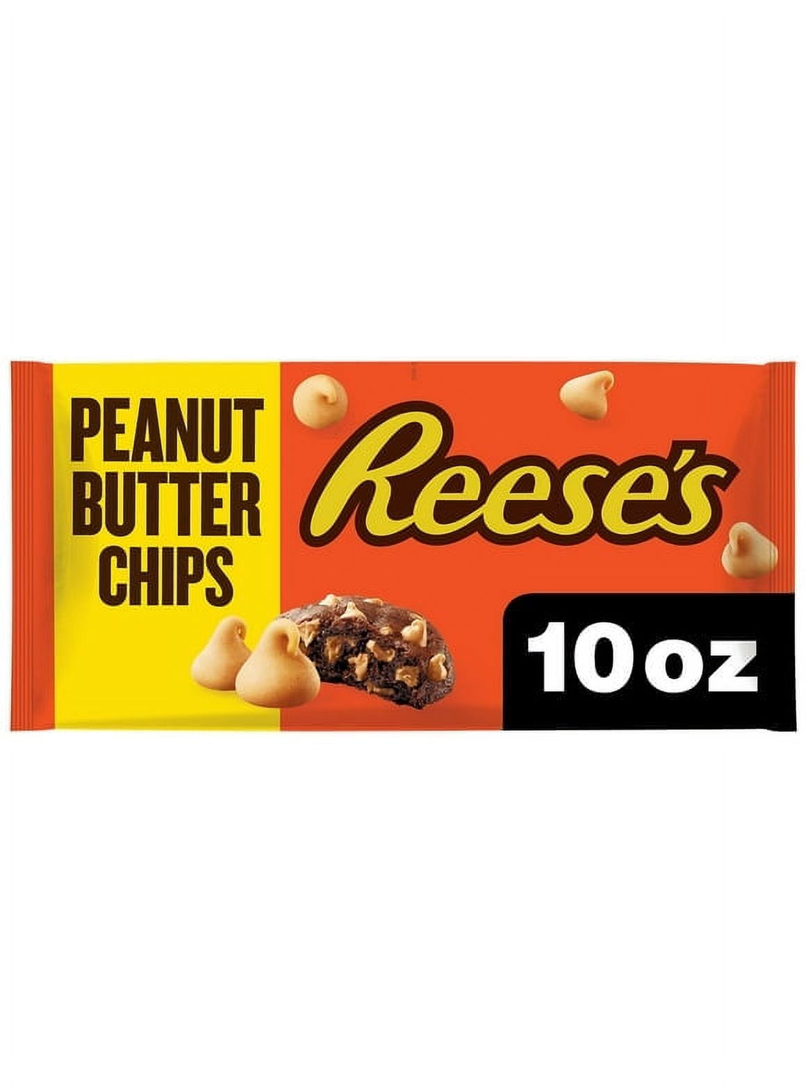 Pack of 2 Reese's Peanut Butter Baking Chips, Bag 10 oz
