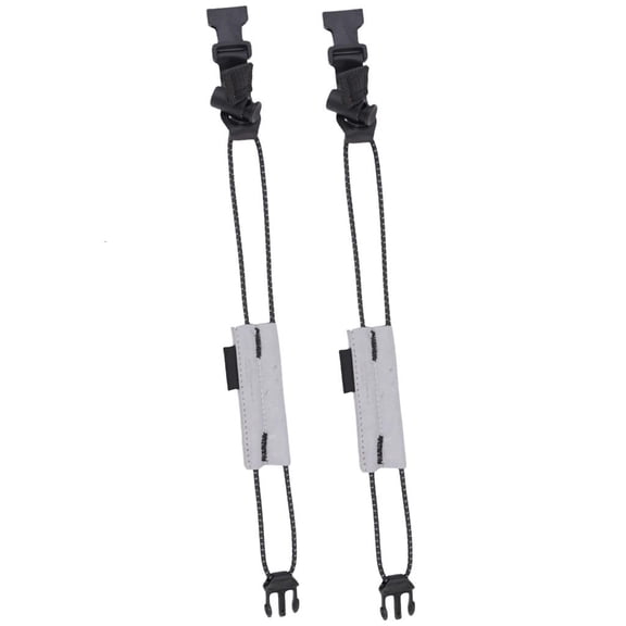 Pack of 2 Reflective Cycling Band with Adjusbable Spring Cord Lock Wrist Ankle Leg Band for Cycling Biking Running