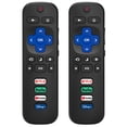 thumbnail image 1 of (Pack of 2) Replacement-Remote-Control for Roku-TV,Compatible for TCL Roku/Hisense Roku/Onn Roku/Philips Roku Smart TVs(Not for Roku Stick and Box), 1 of 8