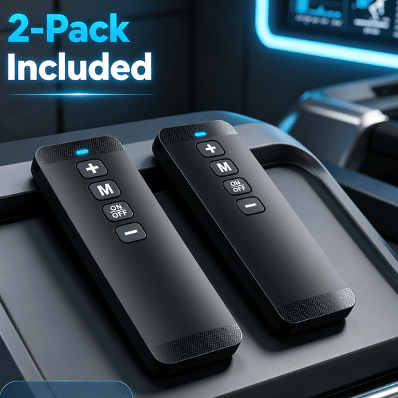 Pack of 2 Replacement Treadmill Remote Control, Compatible with HomeFitnessCode Walking Pad Q1 Model
