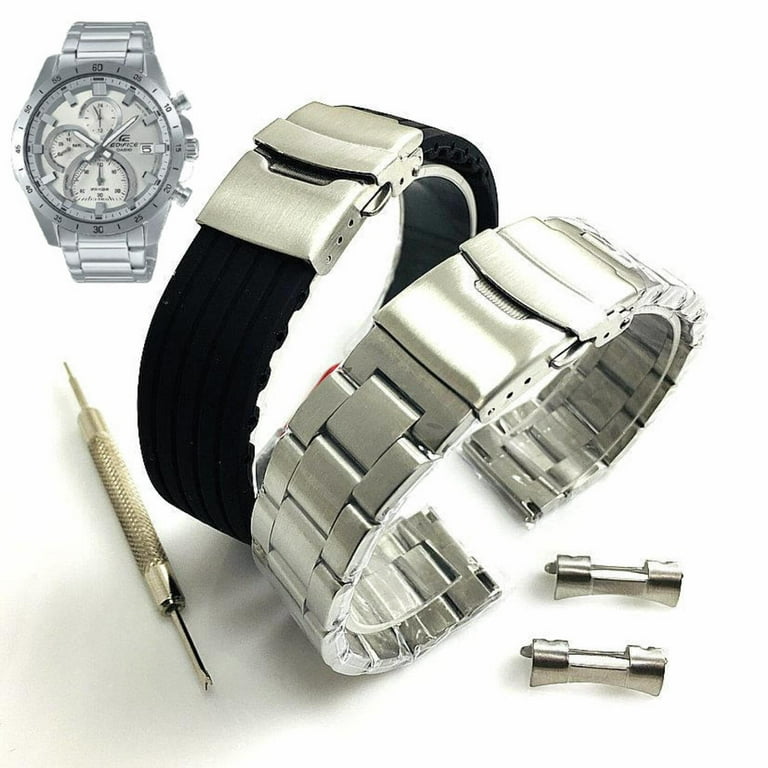Pack of Replacement Watch Bands Fits Casio Edifice EFR-571 EFR