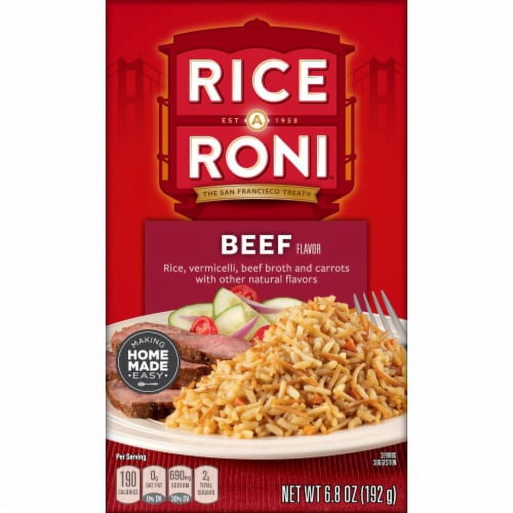 Pack of 2 - Rice-A-Roni Beef Flavored Rice 6.8 oz