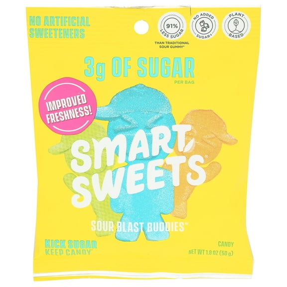 Pack of 2 SMART SWEETS Sour Blast Buddies, 1.8 OZ