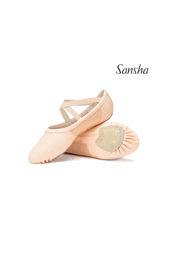 SLIM Stretch Canvas Ballet Shoes, The Ultimate Slipper for a Flawless, Slim-Fit Line (2-Pack)