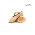 thumbnail image 1 of Sansha NEW-YORKER Canvas Ballet Shoes, The Perfect Split-Sole Slipper for Studio & Stage (2-Pack), Light tan, Size 06 M, 1 of 1