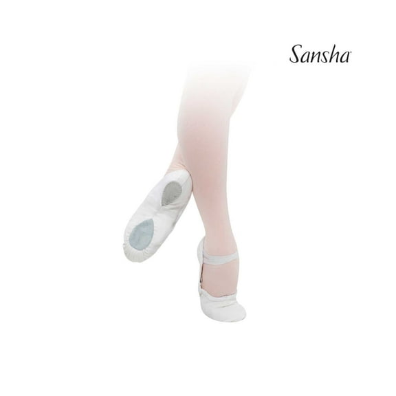 Sansha PERFORM Low-Vamp Ballet Slippers, A Canvas Split-Sole for a Stage-Ready Performance (2-Pack), Pink, Size 10 W