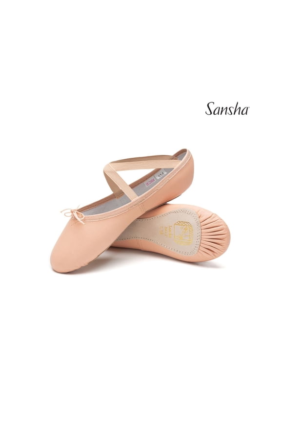 NIJINSKY Pre-Sewn Leather Ballet Slippers, The Ultimate Split-Sole for a Powerful Performance (2-Pack)