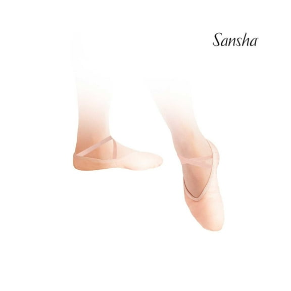 Sansha TENDU S9c Canvas Ballet Shoes, The Perfect Slipper for Technique & Barre Work (2-Pack)