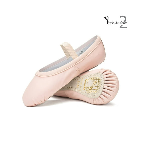 Sansha @MONTREAL S141Lc Youth Ballet Shoes, An Arch-Enhancing Slipper for a "Perfect Arch" Line (2-Pack)