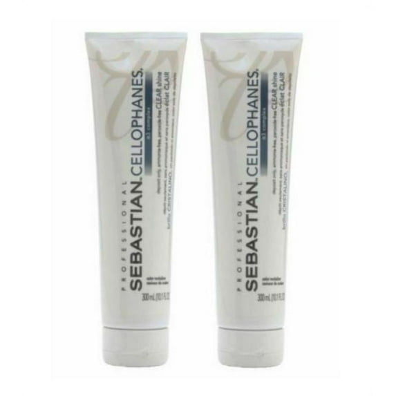 Pack of 2 _ Sebastian Cellophanes CLEAR SHINE 10.1oz/ 300ml