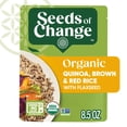 thumbnail image 1 of Pack of 2 Seeds of Change Organic Quinoa, Brown & Red Rice with Flaxseed, 8.5 Ounce Pouch, 1 of 5