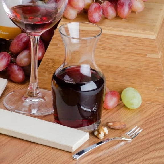 Pack of 2 Single Serving Wine Carafe, 6.5 oz