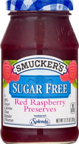 Pack of 2 - Smucker's Sugar Free Red Raspberry Preserves 12.75 oz