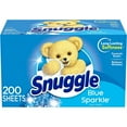 thumbnail image 1 of Pack of 2 Snuggle Fabric Softener Dryer Sheets, Blue Sparkle, 200 Count, 1 of 1