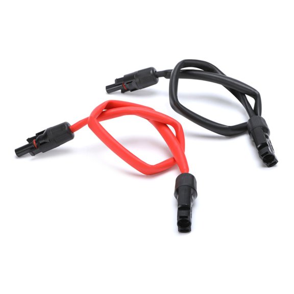 Pack of 2 Solar Cable Easy Installation Window Feed Through Cable for Energy