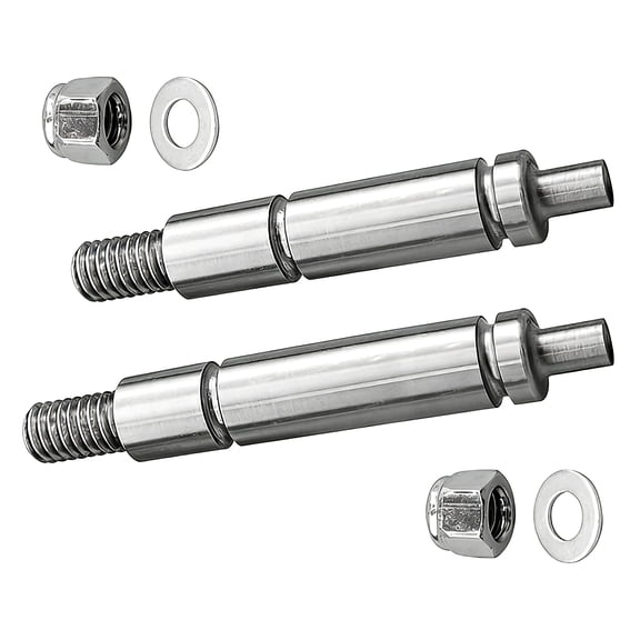 Pack of 2 Stainless Steel Dryer Drum Support Roller Shaft for Enhanced Durability and Easy Installation in Various Model