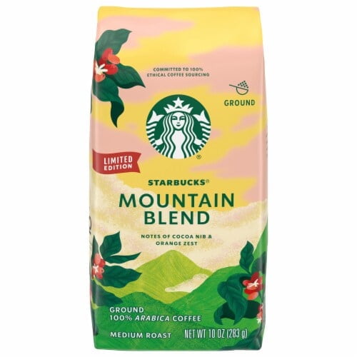 Pack of 2 - Starbucks Mountain Blend Ground Coffee 10 oz Packaging May Vary