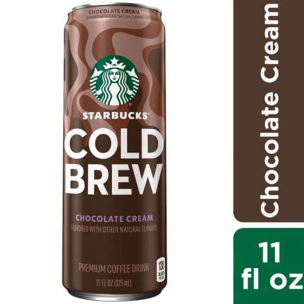 Starbucks Premium Chocolate Cream Cold Brew Iced Coffee Can 11 fl oz - Pack of 2