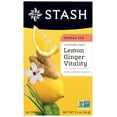 thumbnail image 1 of Pack of 2 Stash Caffeine Free Lemon Ginger Herbal Tea, 20 ct (Package May Vary), 1 of 4