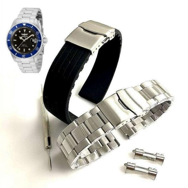 Invicta silicone watch band deals