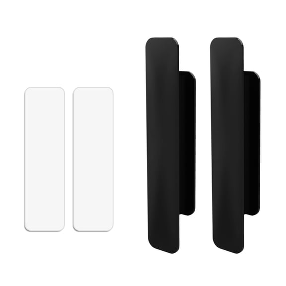 Pack of 2 Stick On Pulls for Wardrobe Doors Drilling Required Drawer Handles Door Handles Drilling Handle