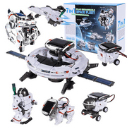 7-in-1 Solar Robot Building Kit for Kids Aged 8-13, Educational Science Building Experiment Kits, Space Science Kits STEM Toys for 8 9 10 11 12 Years Old Boys Girls Teens Christmas Birthday Gifts