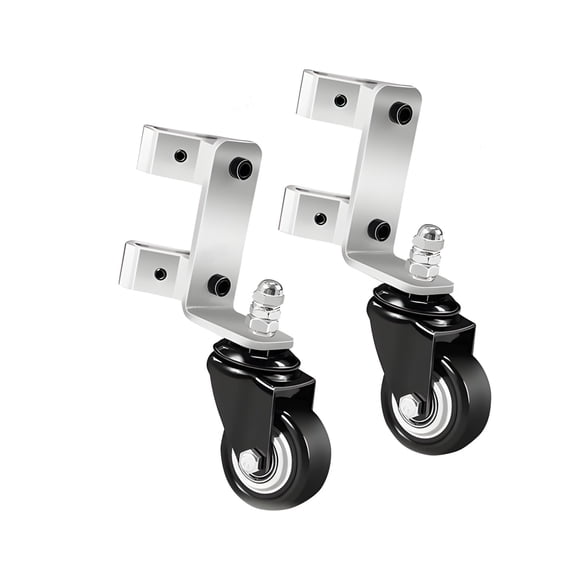 Pack of 2 Strong Front Casters for Rolling Toolboxes Stable Assist Heavy Equipment Motion