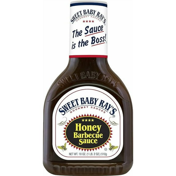 Pack of 2 Sweet Baby Rays Barbecue Sauce, Honey, 18 oz