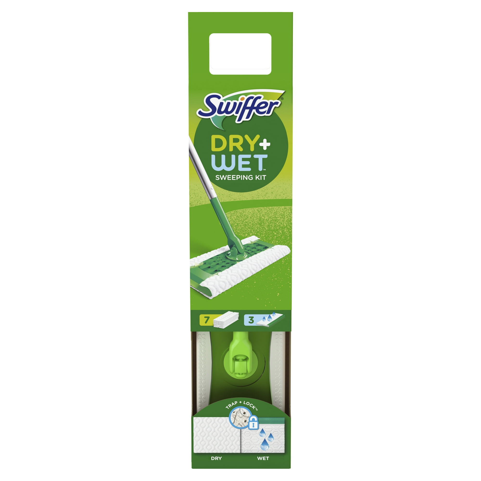 Pack of 2 Swiffer Sweeper 2in1, Dry and Wet Multi Surface Floor