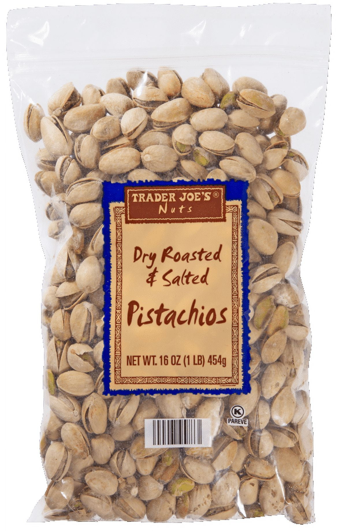 Pack of 2 - TJs Dry Roasted & Salted Pistachios 1 Lb