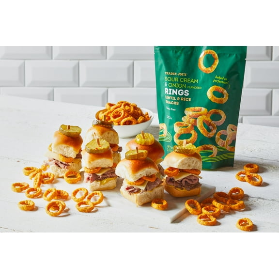 Pack of 2 - TJs Sour Cream & Onion Flavored Rings 2.5 Oz