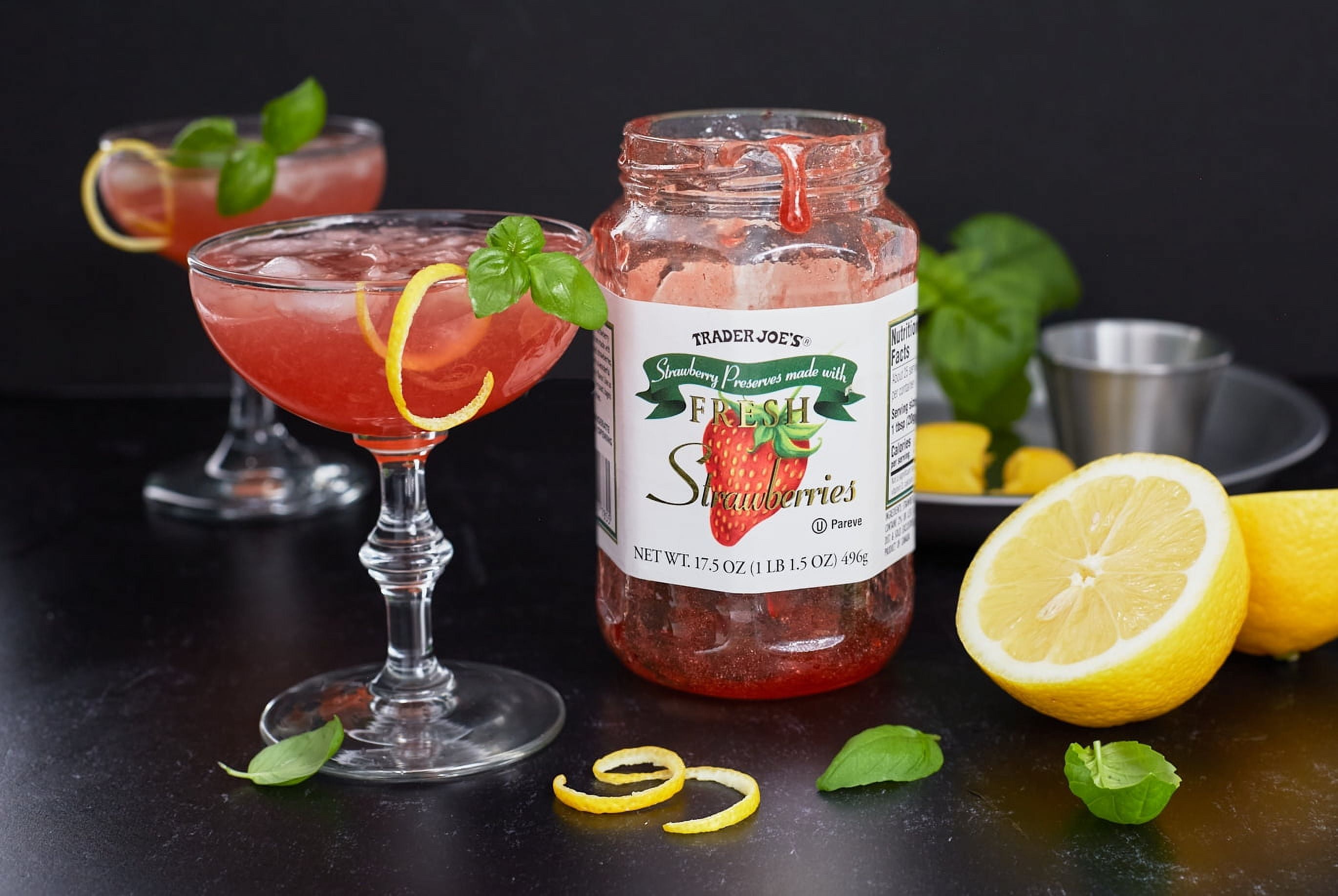 Pack of 2 - TJs Strawberry Preserves made with Fresh Strawberries 17.5 Oz