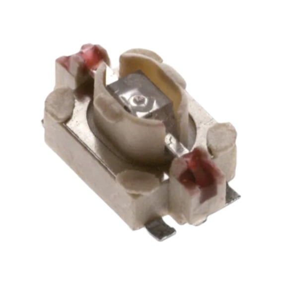 Pack of 2 TL3210AF160RQ Tactile Switches 50mA 12VDC Silver Red, Cut Tape, RoHS