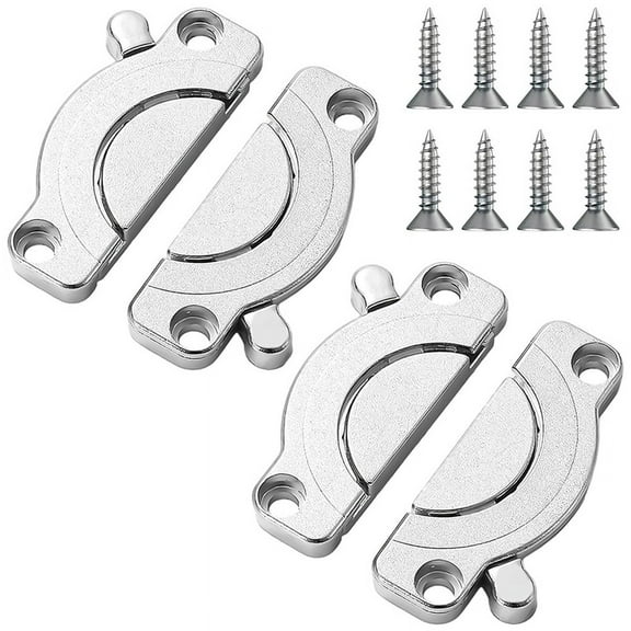 Pack of 2 Table Top Connectors, Table Top Connectors, Rotating Wooden Panels Connectors for Office Desk/Dining Table