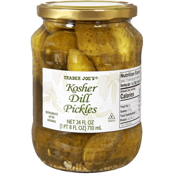Pack of 2 - Tjs Kosher Dill Pickles 24 Fl Oz
