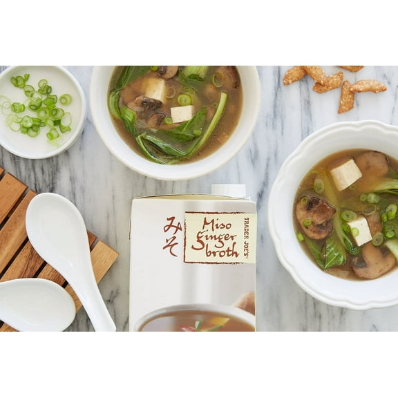 Pack of 2 - TJs Miso Ginger Broth 32 Fl Oz