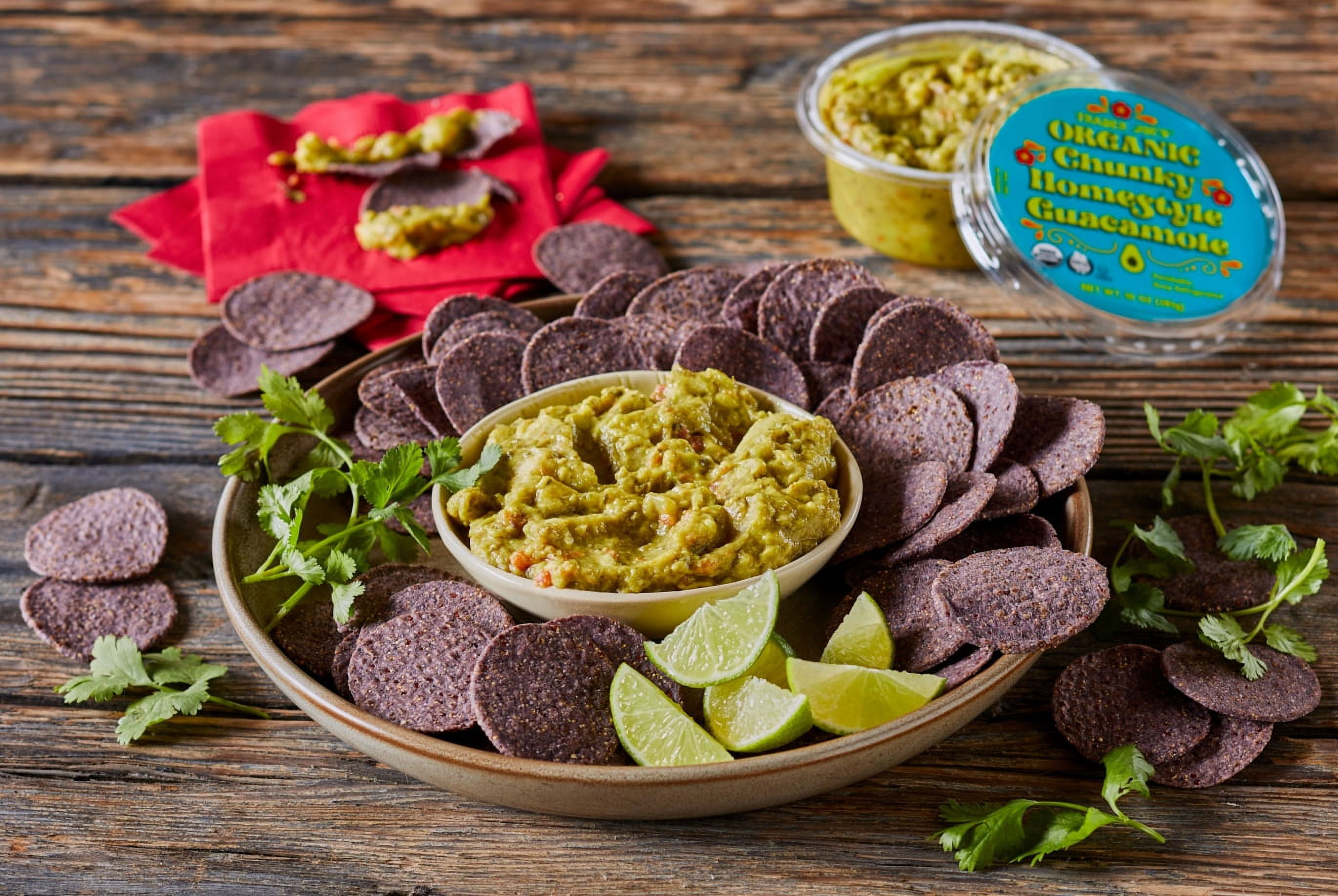 Pack of 2 - Tjs Organic Chunky Homestyle Guacamole 10 Oz