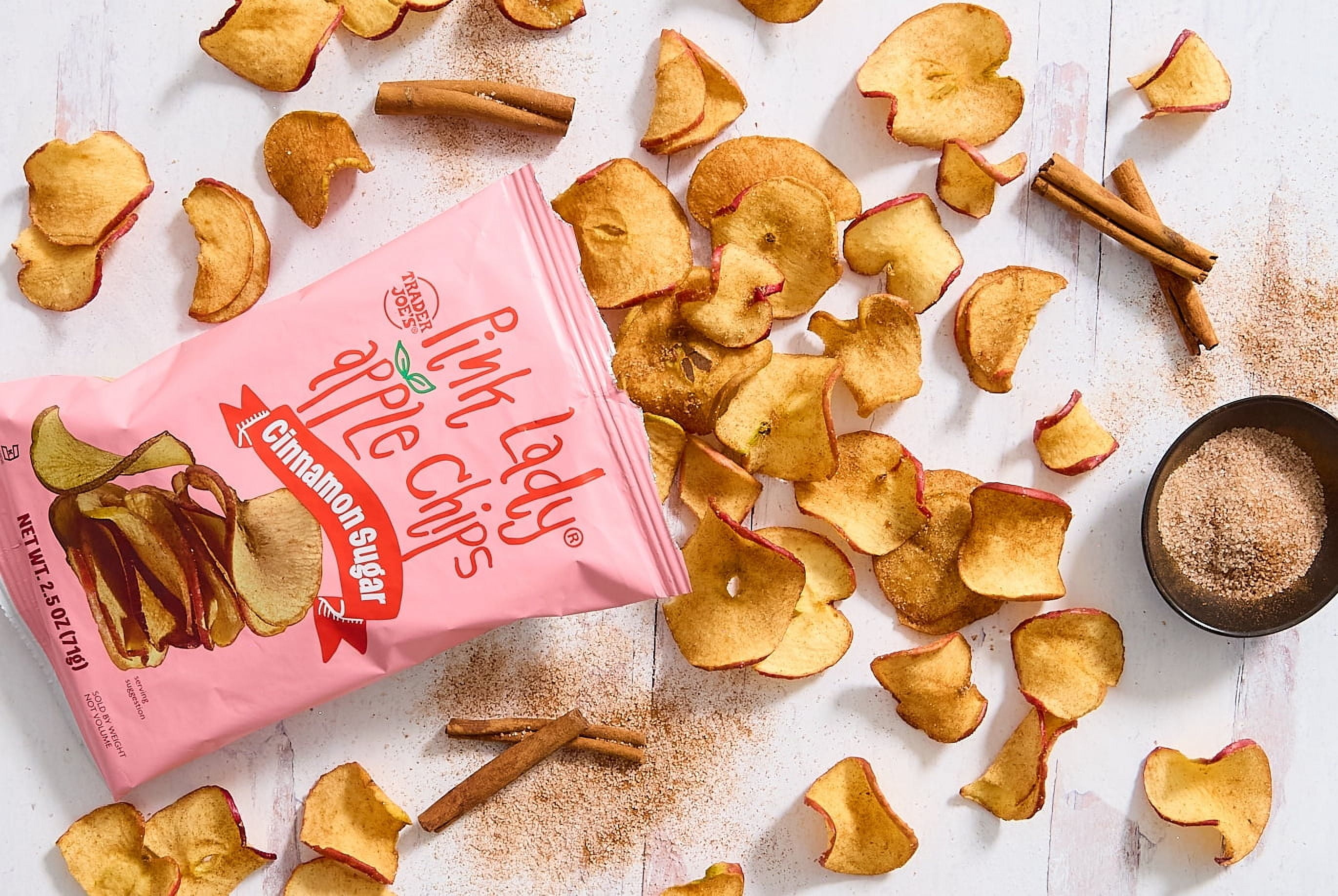 Pack of 2 - Tjs Pink Lady Apple Chips 2.5 Oz - Walmart.com