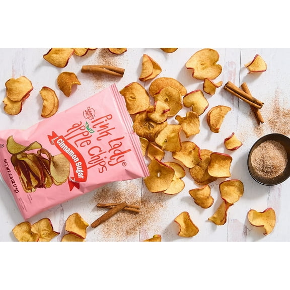 Pack of 2 - Tjs Pink Lady Apple Chips 2.5 Oz