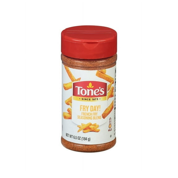 Pack of 2 Tone's Fry Day French Fry Seasoning Blend, 6.5 oz