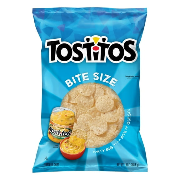 Pack Of 2 Tostitos Bite Size Rounds Tortilla Chips, 12 oz (Package May Vary)