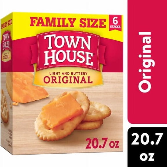 Town House Original Crackers 20.7 oz - Pack of 2