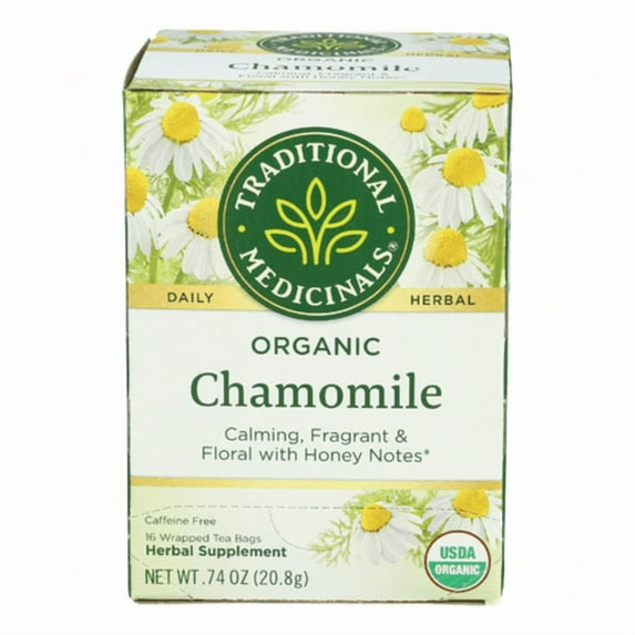 Pack of 2 - Traditional Medicinals Organic Chamomile Tea 16 ct