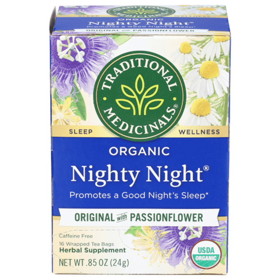 Pack of 2 - Traditional Medicinals Organic Nighty Night Tea 16 ct