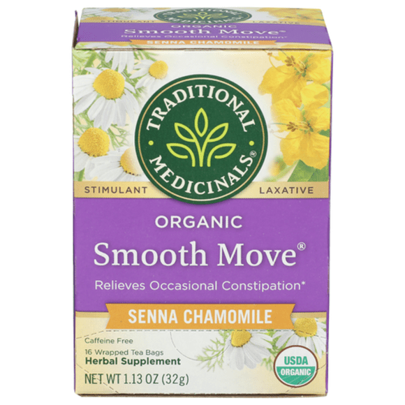 Pack of 2 - Traditional Medicinals Smooth Move Chamomile Tea 16 ct