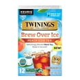 Pack of 2 - Twinings Brew Over Ice Unsweetened Peach Flavoured Black ...