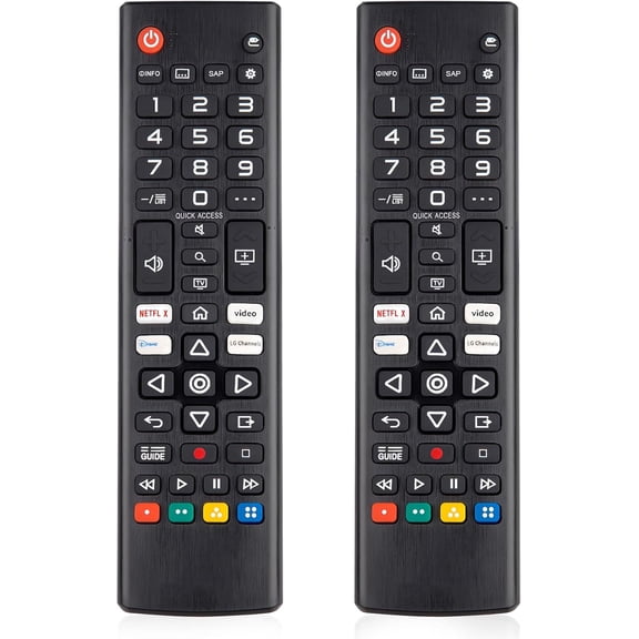 (Pack of 2) Universal Remote for All LG Smart TV, Replacement Compatible All LG LCD LED OLED UHD HDTV 3D 4K Smart TV Remote Control