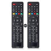Pack of 2 Universal Replacement TV Remote Control for Most Smart HDTVs