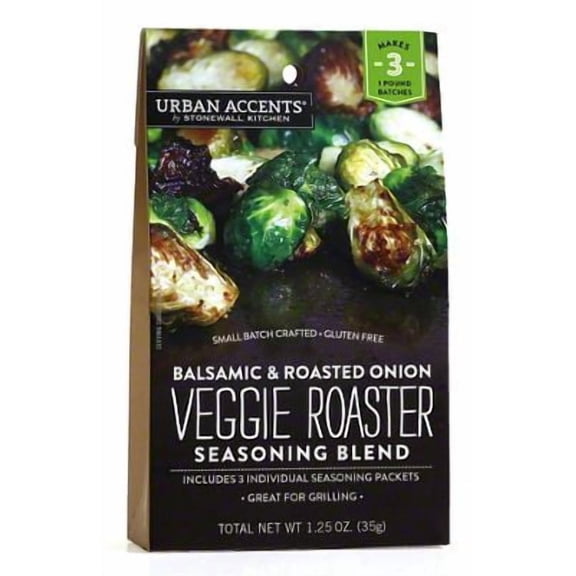 Pack of 2 - Urban Accents Veggie Roaster Balsamic & Roasted Onion, 1.25 oz