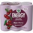 thumbnail image 1 of Pack of 2 - V8 +Energy Black Cherry Juice Energy Drink Can 6 pk / 8 fl oz, 1 of 5